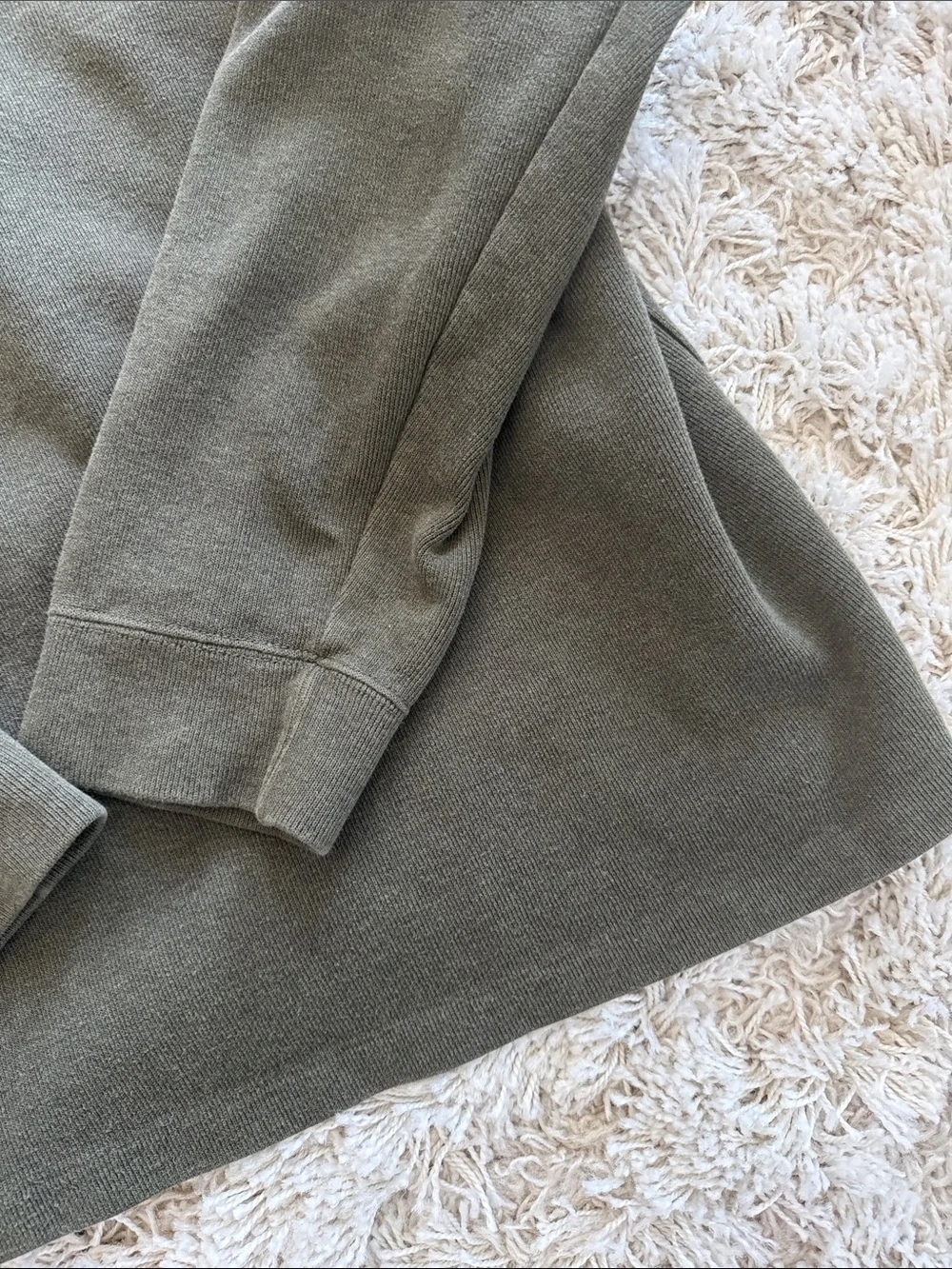 Polo by Ralph Lauren Olive Half-Zip Pullover Sweatshirt